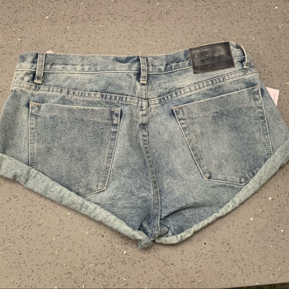 NWT ONE TEASPOON BANDIT DENIM SHORTS SIZE30 - Picture 6 of 6